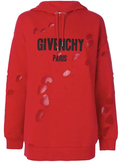 givenchy destroyed sweater red|givenchy sweater cheap.